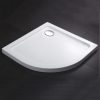 Cadita de dus acrilica joasa curbata Modena Slim 90x90x5.5 cm