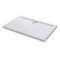 Cadita de dus acrilica patrata asimetrica Modena Slim, 80x100x5,5 cm