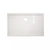 Cadita de dus acrilica patrata asimetrica Modena Slim, 80x120x5,5 cm