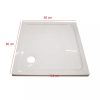 Cadita de dus acrilica joasa, patrata, Modena Slim, 80x80x5,5 cm