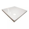 Cadita de dus acrilica joasa, patrata, Modena Slim, 90x90x5,5 cm