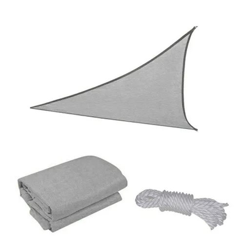 Velă parasolar triunghiulară Rana 3x3x3 m gri