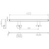 Lampa LED Luxx 600mm