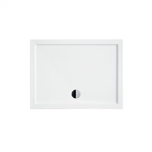 OSKAR12090 Cadita de dus acrilica patrata Oskar 120x90x5,5 cm, design joasa