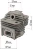 Kit cilindru și piston pentru mașină de tuns iarba pe benzină PM-KS-600T-CT