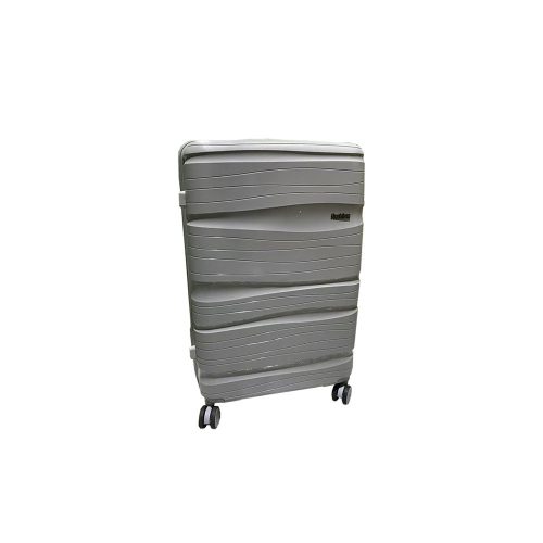 Valiza de cabina TravelLux Voyager cu hard top si roti detasabile 35x55x20 cm gri