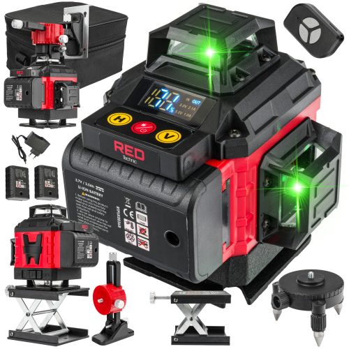 Nivelare laser în cruce 4D 360 GREEN RTPLK0036