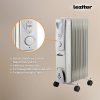 Radiator cu ulei Norde, format din 7 piese, 600W/900W/1500W