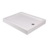 Cadita de dus asimetrica cu inaltimea de 120 cm, 120x90x13,5 cm