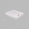 Cadita de dus asimetrica cu inaltimea de 120 cm, 120x90x13,5 cm