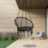 Scaun suspendat Cardenas negru