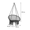 Scaun suspendat Cardenas negru