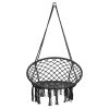 Scaun suspendat Cardenas negru