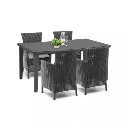 Set mobilier de gradina Futurowa 4-1, grafit