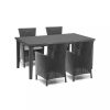 Set mobilier de gradina Futurowa 4-1, grafit