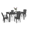 Set mobilier de gradina Futorini 4-1, grafit