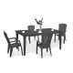 Set mobilier de gradina Futorini 4-1, grafit