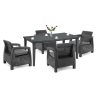 Set mobilier de gradina Corfu Duo cu masa Future grafit