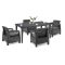 Set mobilier de gradina Corfu Duo cu masa Future grafit