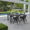 Set mobilier de gradina Mariett 4-1, grafit