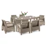 Set de mobilier de gradina Corfu Big Duo cu masa Futura pentru cappuccino