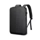 Rucsac laptop Axen cu USB intarit, negru