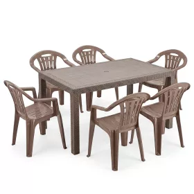 Set de mobilier de grădină Leano 6+1