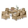 Set de mobilier de gradina Corfu Big Duo cu masa melodica