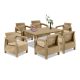 Set de mobilier de gradina Corfu Big Duo cu masa melodica