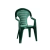 Scaun de gradina din plastic Bonaire, verde inchis