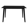 Masa de dining Vojens 120x70 cm neagra