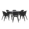 Set mobilier de gradina Vira 6-1, grafit