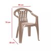 Set de mobilier de gradina Elma 4-1 in culoarea cappuccino