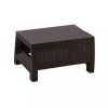 Set de mobilier de gradina Corfu, culoare maro, cu perne taupe calde