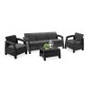 Set de mobilier de gradina Corfu set II max grafit