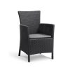 Set mobilier de gradina Iowa Balcon cu masa Luzon, grafit