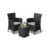 Set mobilier de gradina pentru balcon Iowa II cu masa Luzon grafit