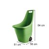 Roaba de gradina din plastic Easy Go Breeze 50l, verde Rezeda