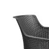 Set mobilier de gradina Evody Quartet 6-1, grafit