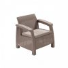 Set de mobilier de gradina Corfu Love duo in culoarea cappuccino