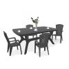 Set mobilier de gradina Baltorini 4-1, grafit