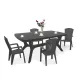 Set mobilier de gradina Baltorini 4-1, grafit