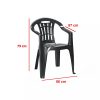 Set mobilier de gradina Balorca 4-1 in culoarea grafit