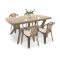 Set de mobilier de gradina Balorca 4-1 in culoarea cappuccino