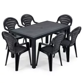 Set de mobilier de grădină Nolia 6+1
