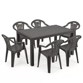 Set de mobilier de grădină Leano 6+1