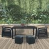 Set de mobilier de gradina Corfu duo cube grafit