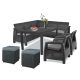 Set de mobilier de gradina Corfu Relax duo cub grafit