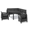 Set de mobilier de gradina Corfu Relax duo cu masa melodica