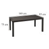 Set mobilier de gradina Romy 4-1, grafit